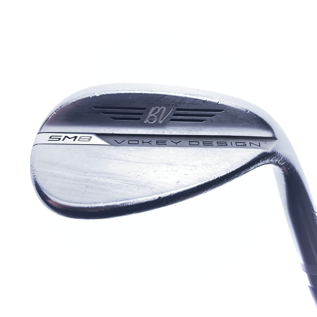 Used Titleist Vokey SM8 Tour Chrome Lob Wedge / 58.0 Degrees / Wedge Flex