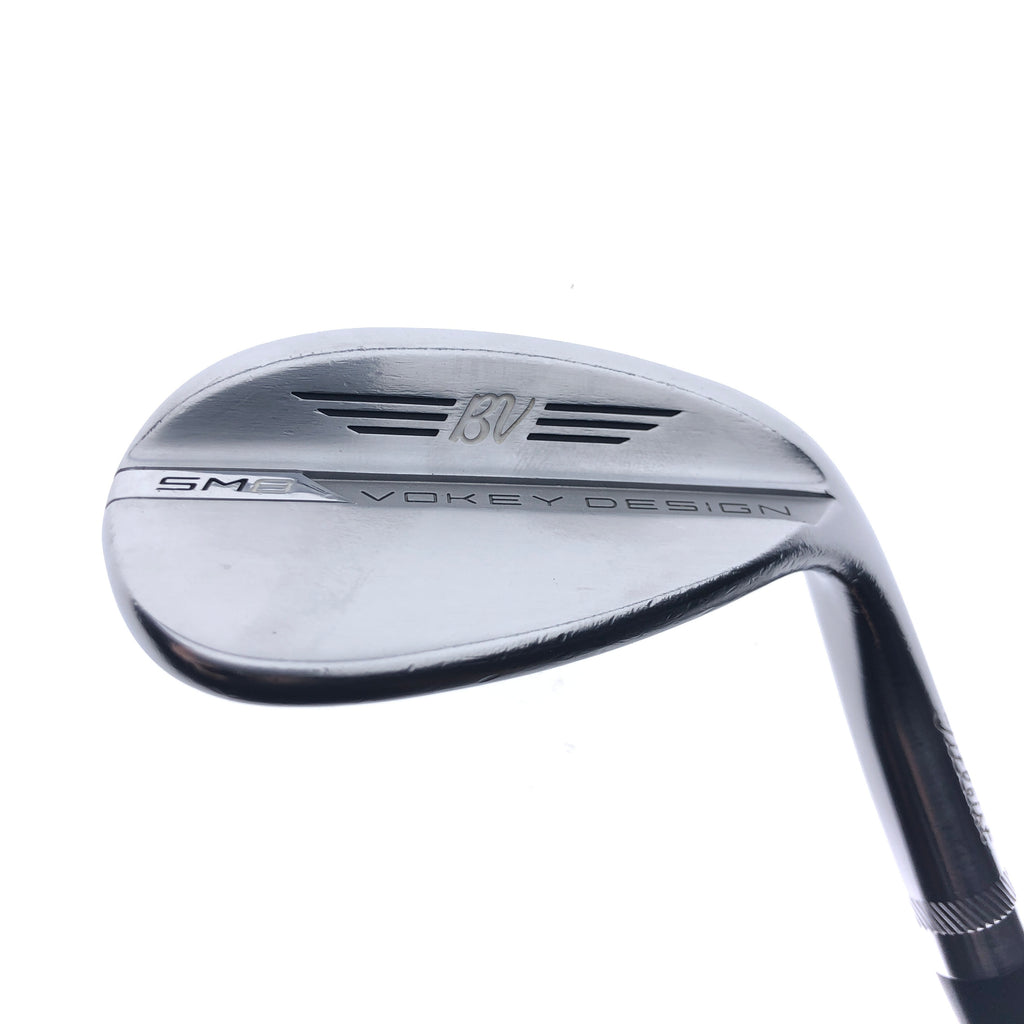 Used Titleist Vokey SM8 Tour Chrome Lob Wedge / 58.0 Degrees / Wedge Flex