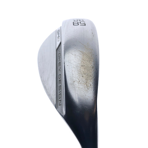 Used Titleist Vokey SM8 Tour Chrome Lob Wedge / 58.0 Degrees / X-Stiff Flex