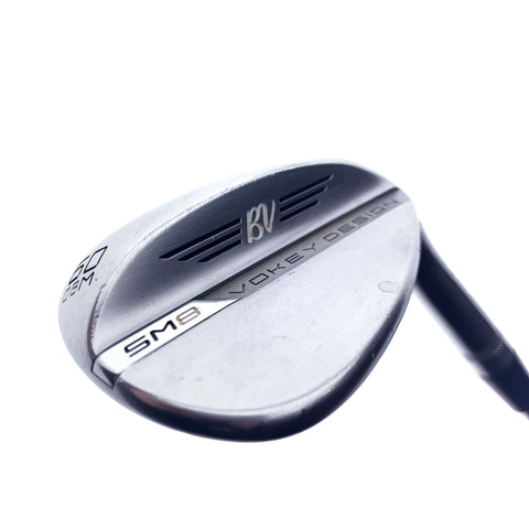 Used Titleist Vokey SM8 Tour Chrome Lob Wedge / 60.0 Degrees / Regular Flex