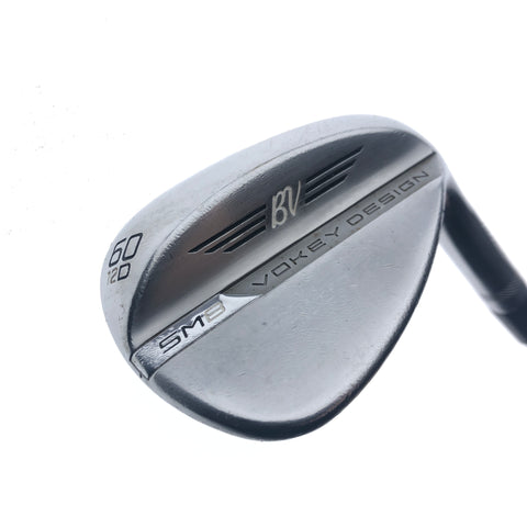 Used Titleist Vokey SM8 Tour Chrome Lob Wedge / 60.0 Degrees / Wedge Flex