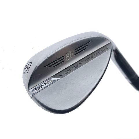 Used Titleist Vokey SM8 Tour Chrome Lob Wedge / 60.0 Degrees / Wedge Flex