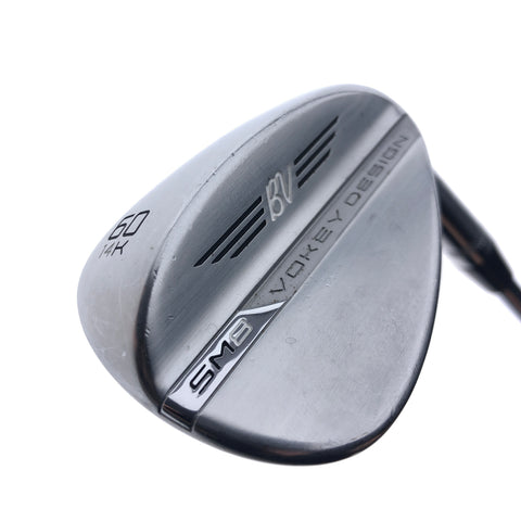 Used Titleist Vokey SM8 Tour Chrome Lob Wedge / 60.0 Degrees / Wedge Flex