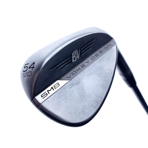 Used Titleist Vokey SM8 Tour Chrome Sand Wedge / 54.0 Degrees / Wedge Flex