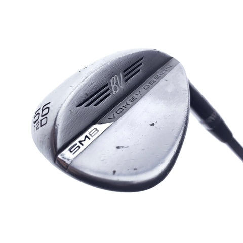 Used Titleist Vokey SM8 Tour Chrome Sand Wedge / 56.0 Degrees / Wedge Flex