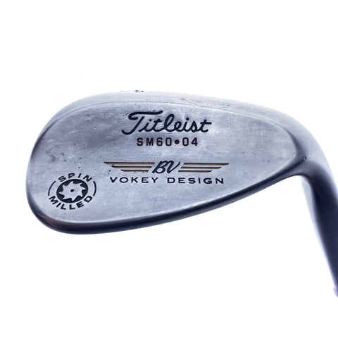 Used Titleist Vokey Spin Milled Black 2009 Lob Wedge/60.0 Degrees/Wedge Flex