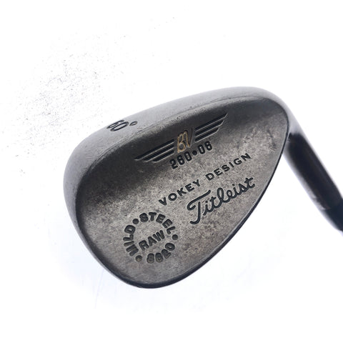 Used Titleist Vokey Spin Milled Oil Can Lob Wedge / 60.0 Degrees / Wedge Flex