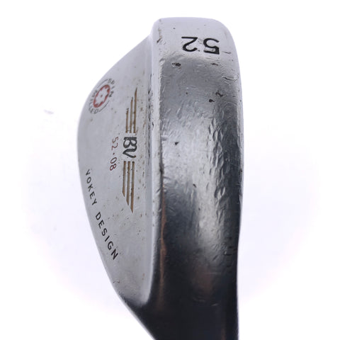 Used Titleist Vokey Spin Milled Red Gap Wedge / 52.0 Degrees / Wedge Flex