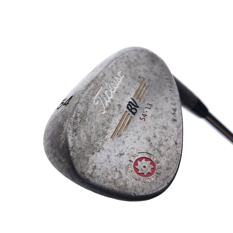Used Titleist Vokey Spin Milled Red Sand Wedge / 54.0 Degrees / Wedge Flex