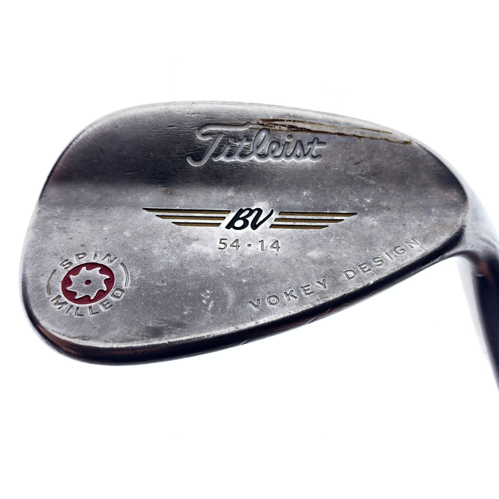Used Titleist Vokey Spin Milled Red Sand Wedge / 54.0 Degrees / Wedge Flex