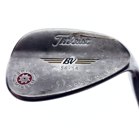 Used Titleist Vokey Spin Milled Red Sand Wedge / 54.0 Degrees / Wedge Flex