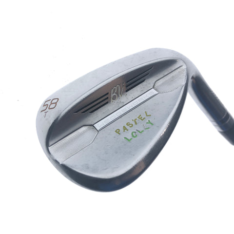 Used Titleist Vokey Wedge Works Lob Wedge / 58.0 Degrees / Stiff Flex