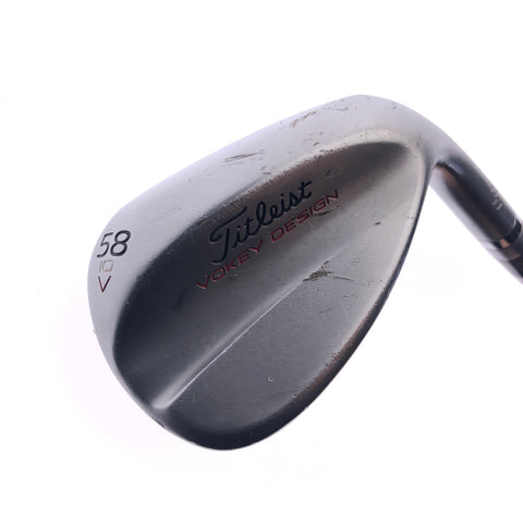 Used Titleist Vokey Wedge Works Lob Wedge / 58.0 Degrees / Stiff Flex