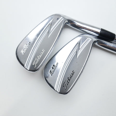 Used Titleist ZB Forged Iron Set / 6 - PW / Stiff Flex