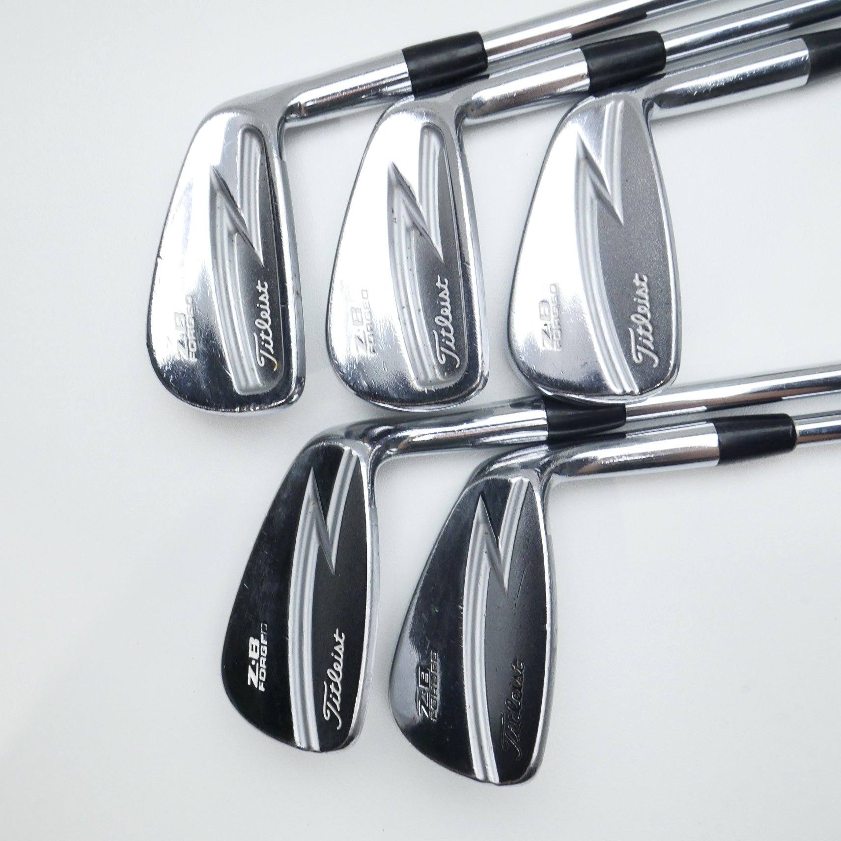 Used Titleist ZB Forged Iron Set / 6 - PW / Stiff Flex