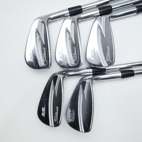 Used Titleist ZB Forged Iron Set / 6 - PW / Stiff Flex