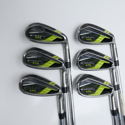 Used Tour Edge Bazooka 470 Iron Set / 6 - SW / Regular Flex