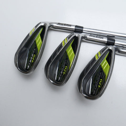 Used Tour Edge Bazooka 470 Iron Set / 6 - SW / Regular Flex