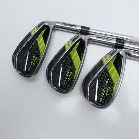 Used Tour Edge Bazooka 470 Iron Set / 6 - SW / Regular Flex