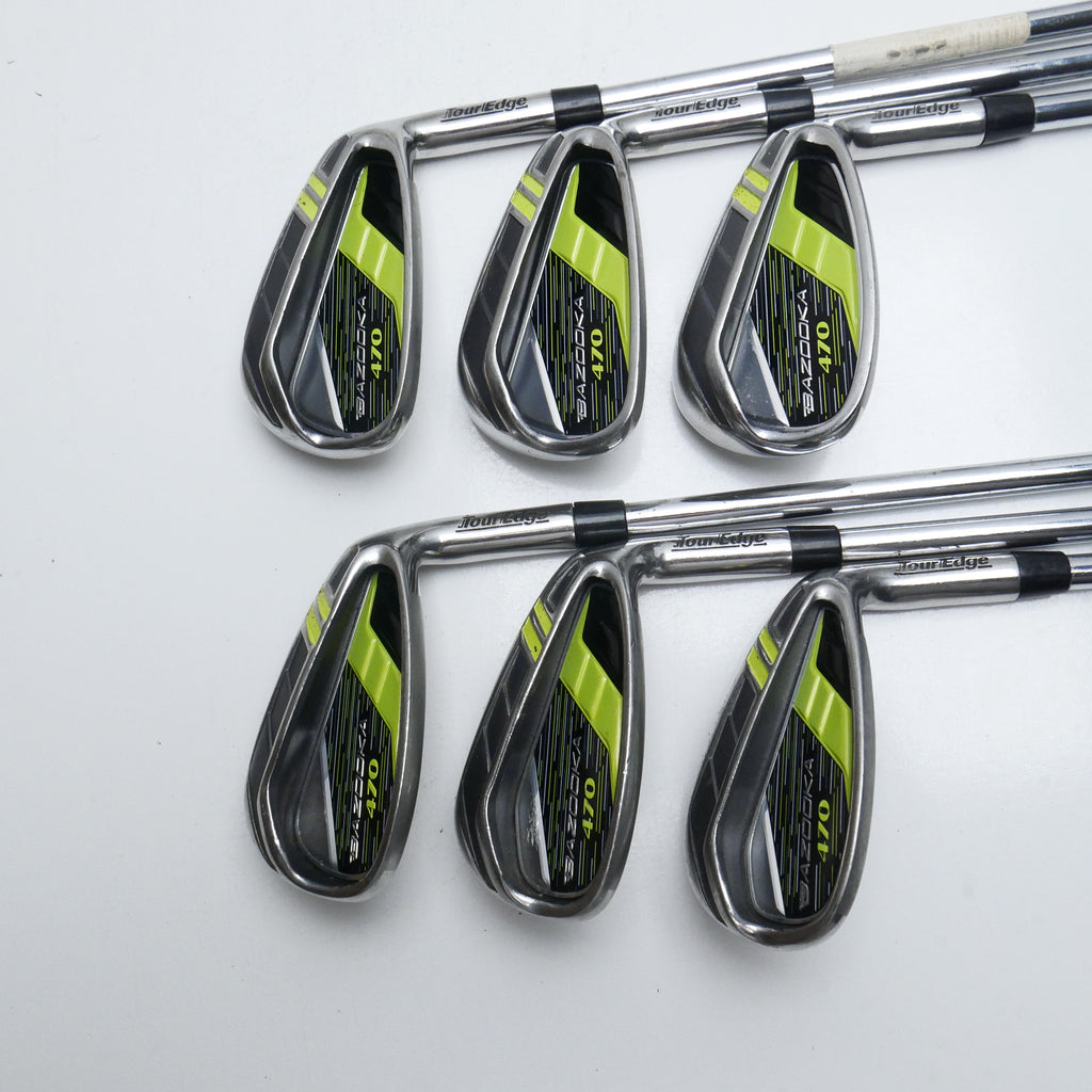 Used Tour Edge Bazooka 470 Iron Set / 6 - SW / Regular Flex