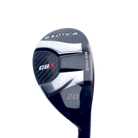 Used Tour Edge Exotics CBX 3 Hybrid / 20.0 Degrees / Regular Flex