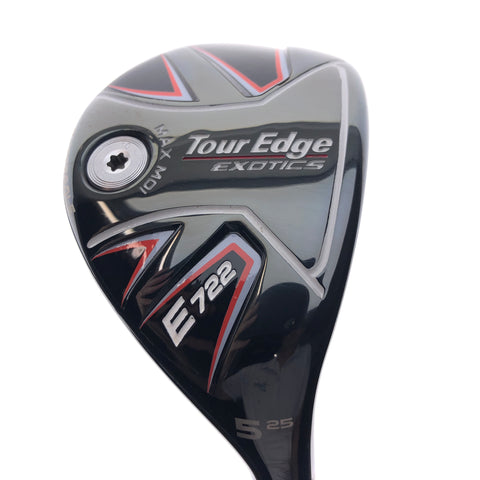 Used Tour Edge Exotics E 722 5 Hybrid / 25 Degrees / Stiff Flex
