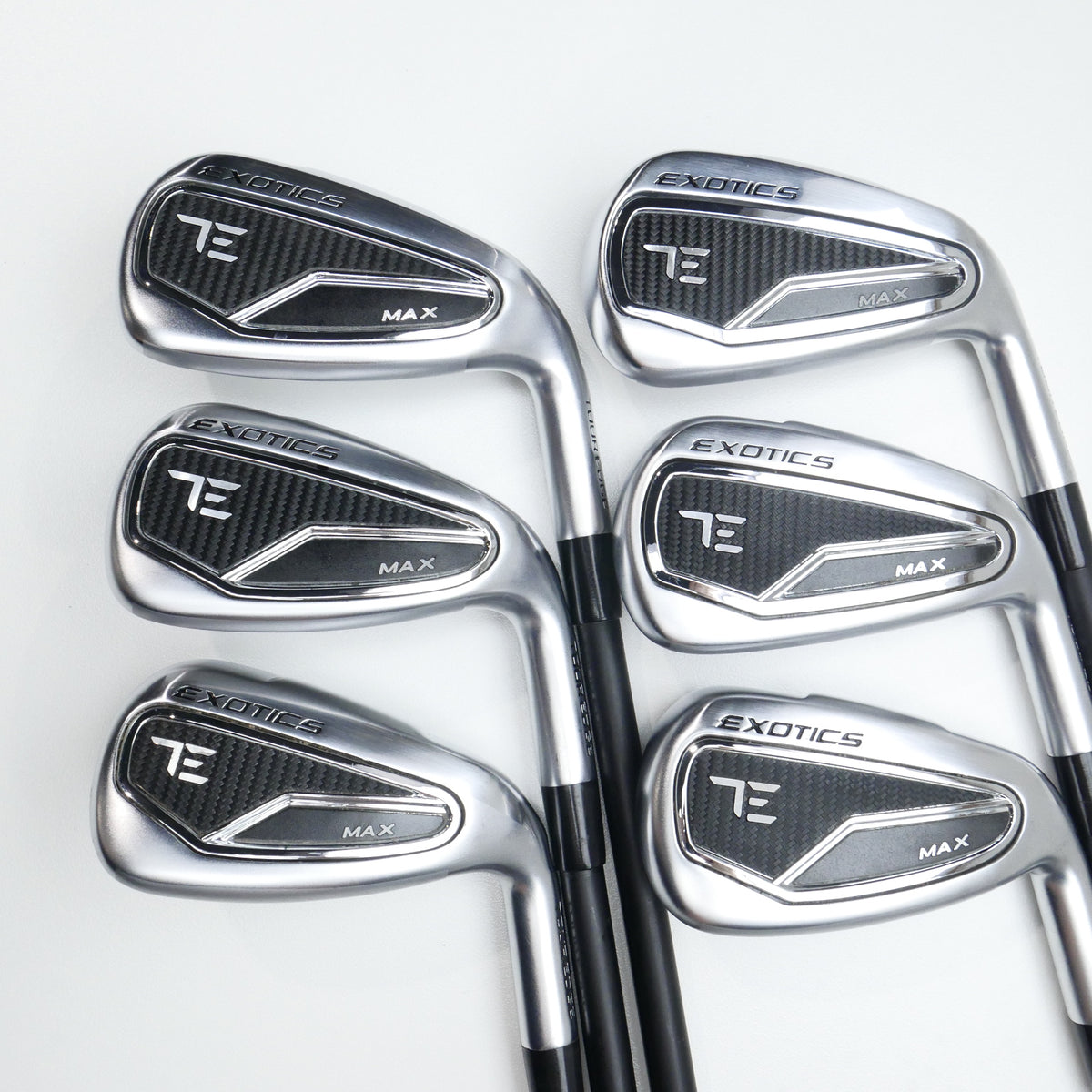 Used Tour Edge Exotics Max Iron Set / 6 - PW + AW / A Flex