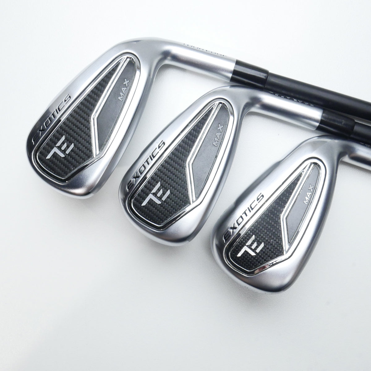 Used Tour Edge Exotics Max Iron Set / 6 - PW + AW / A Flex