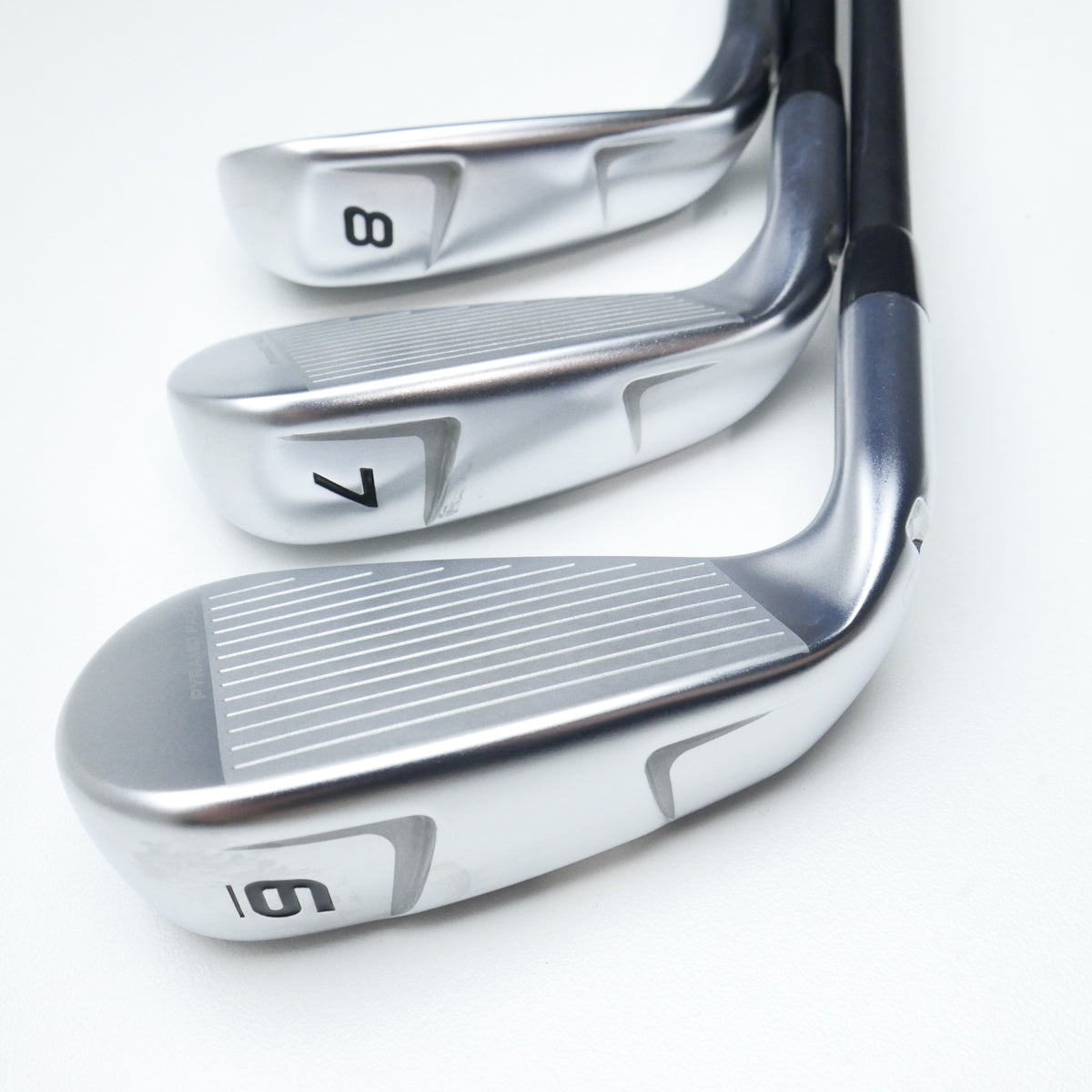 Used Tour Edge Exotics Max Iron Set / 6 - PW + AW / A Flex