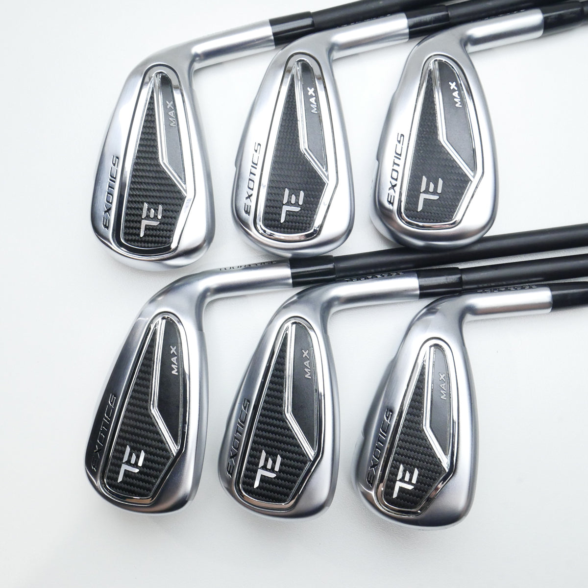 Used Tour Edge Exotics Max Iron Set / 6 - PW + AW / A Flex