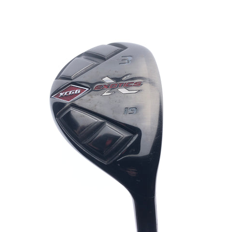 Used Tour Edge Exotics XCG6 3 Hybrid / 19 Degrees / Regular Flex