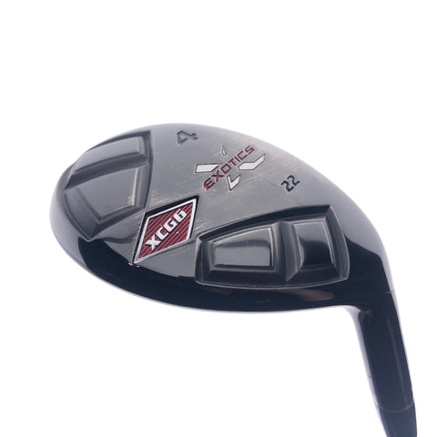 Used Tour Edge Exotics XCG6 4 Hybrid / 22 Degrees / Regular Flex
