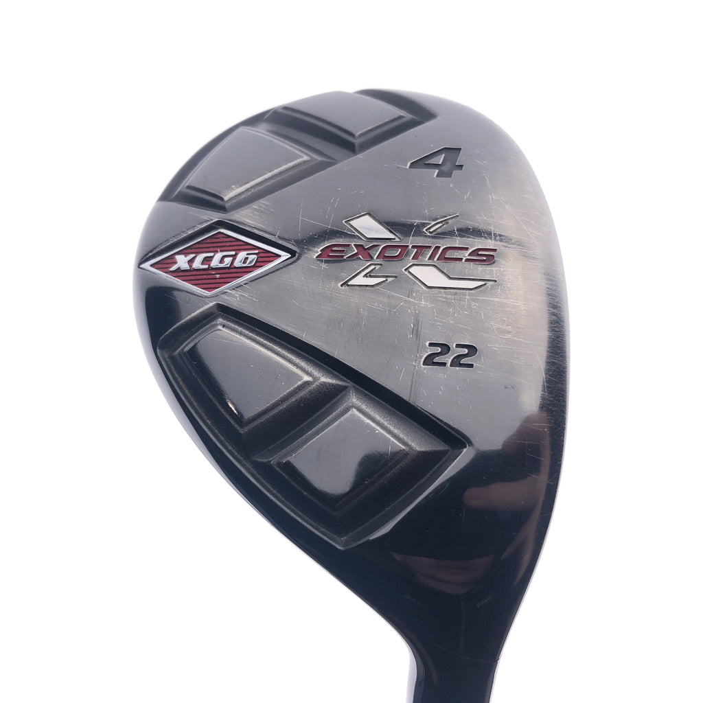 Used Tour Edge Exotics XCG6 4 Hybrid / 22 Degrees / Regular Flex