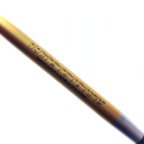 Used UST HMOI 75g X Driver Shaft / X-Stiff Flex / TaylorMade Gen 2 Adapter