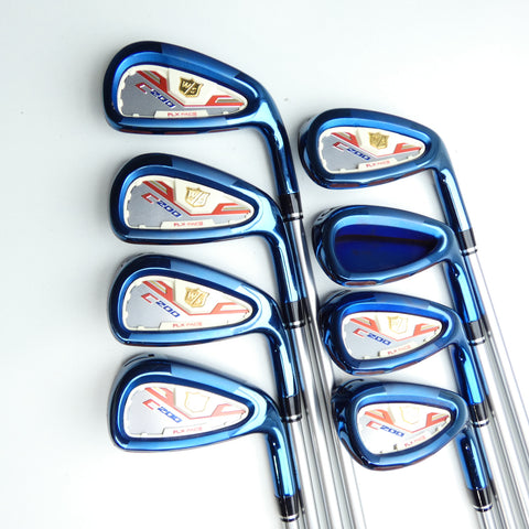 Used Wilson C200 Patriotic Limited Edition Iron Set / 4 - PW + GW / Regular Flex