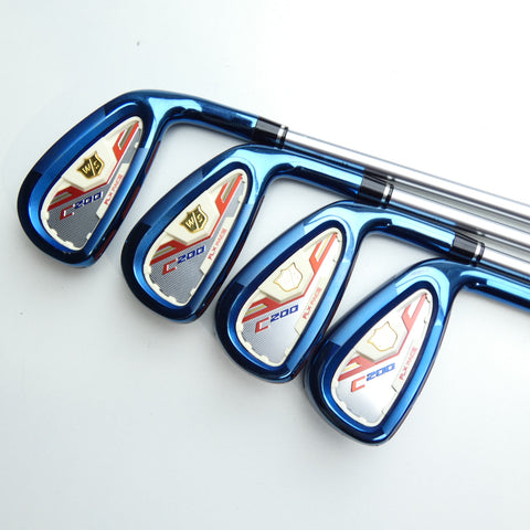 Used Wilson C200 Patriotic Limited Edition Iron Set / 4 - PW + GW / Regular Flex