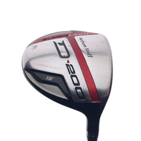 Used Wilson D-200 Super Light 3 Fairway Wood / 15 Degrees / Regular Flex