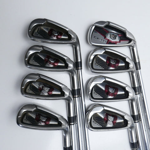 Used Wilson D100 Iron Set / 4 - SW / Uniflex