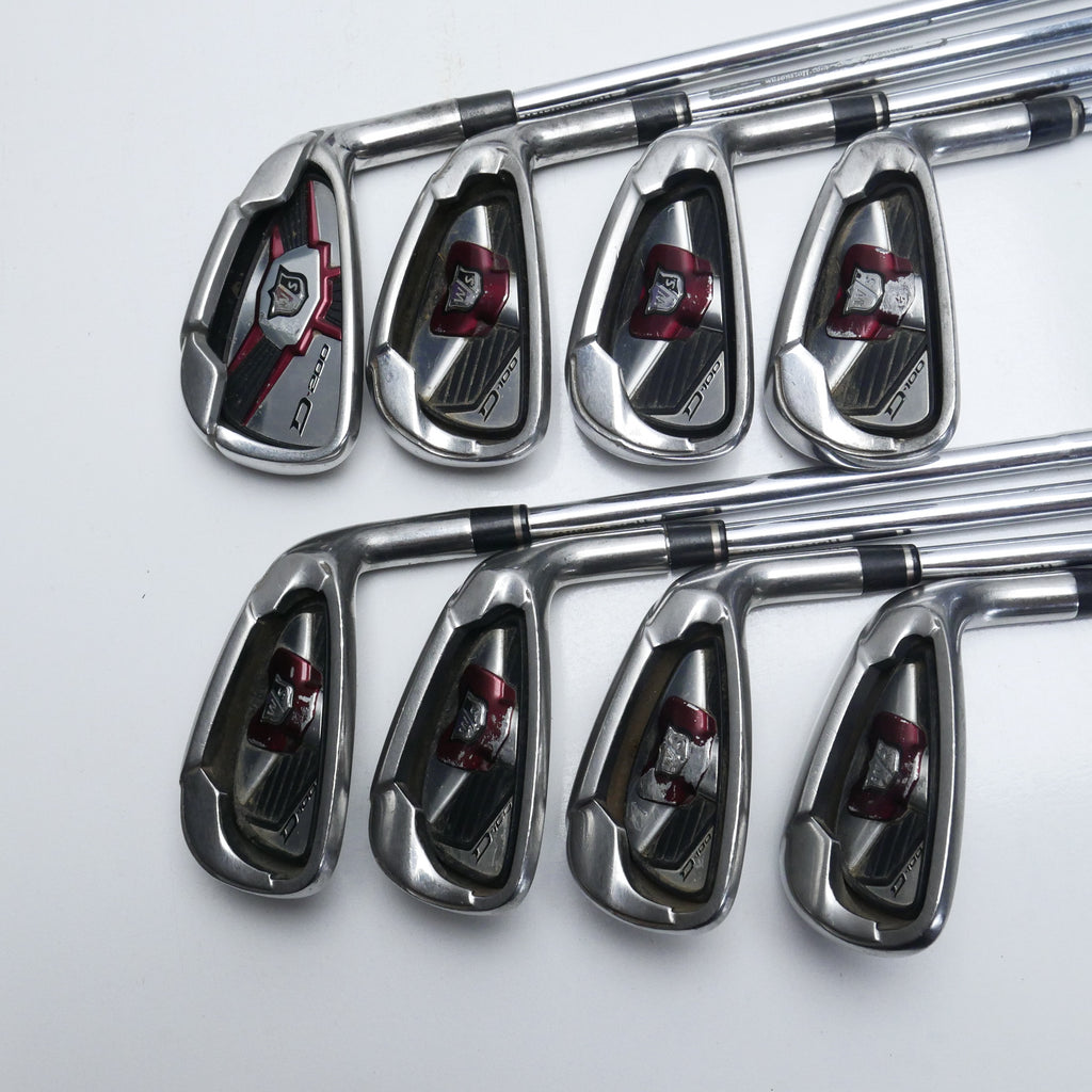 Used Wilson D100 Iron Set / 4 - SW / Uniflex