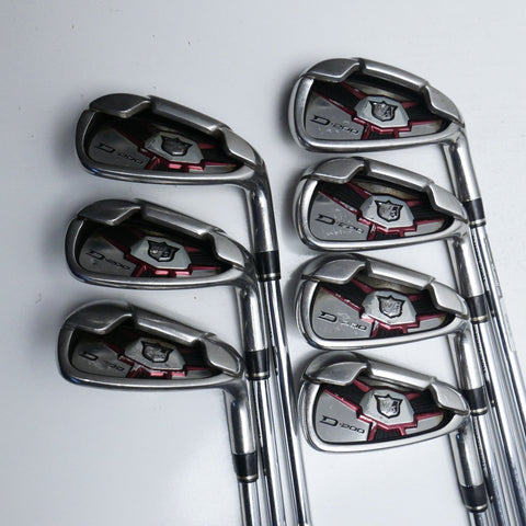 Used Wilson D200 Iron Set / 5 - SW / Uniflex