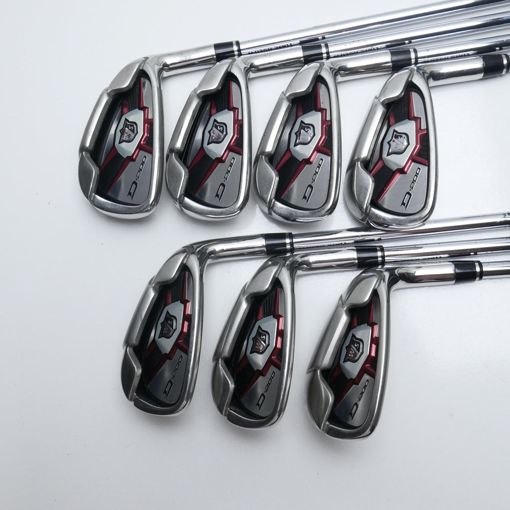 Used Wilson D200 Iron Set / 5 - SW / Uniflex