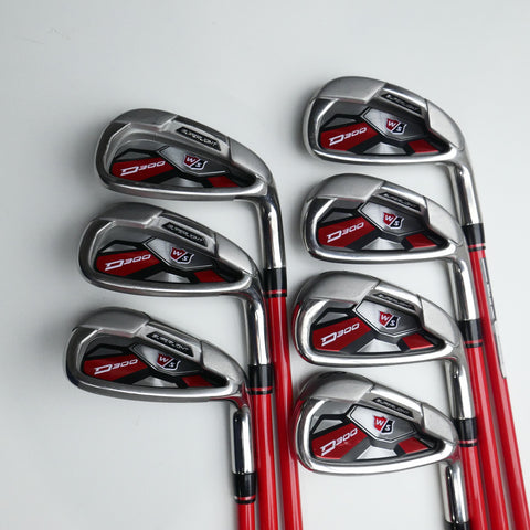 Used Wilson D300 Iron Set / 5 - SW / Regular Flex