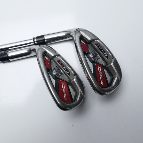 Used Wilson D300 Iron Set / 8 - SW / Regular Flex / Left-Handed