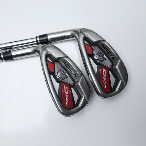 Used Wilson D300 Iron Set / 8 - SW / Regular Flex / Left-Handed