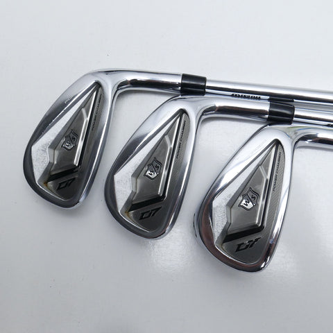 Used Wilson D7 Forged Iron Set / 6 - PW / Stiff Flex