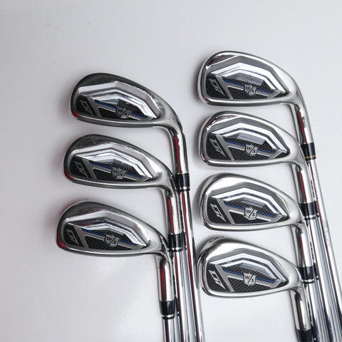 Used Wilson D7 Iron Set / 5 - PW + GW / Stiff Flex