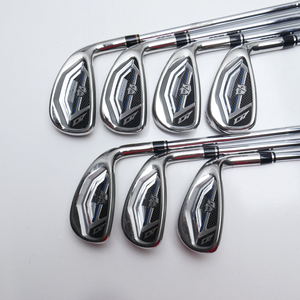 Used Wilson D7 Iron Set / 5 - PW + GW / Stiff Flex