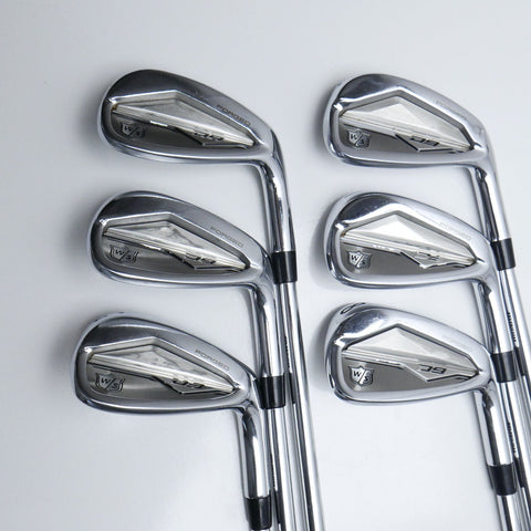 Used Wilson D9 Forged Iron Set / 6 - PW + GW / Stiff Flex