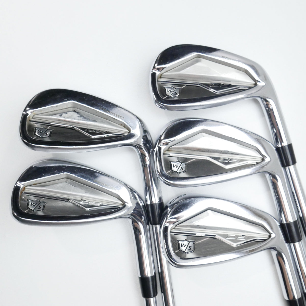 Used Wilson D9 Forged Iron Set / 6 - PW / Stiff Flex
