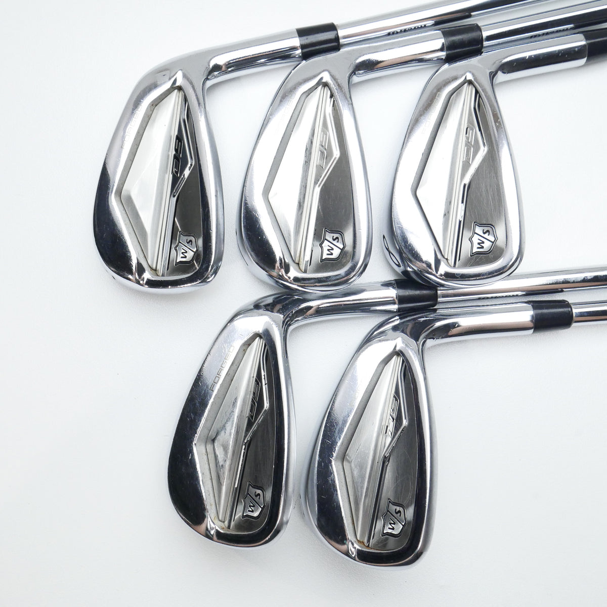 Used Wilson D9 Forged Iron Set / 6 - PW / Stiff Flex